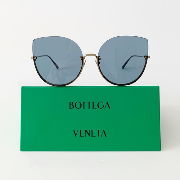 BOTTEGA VENETA Blue Sunglasses - Picture 12 of 12